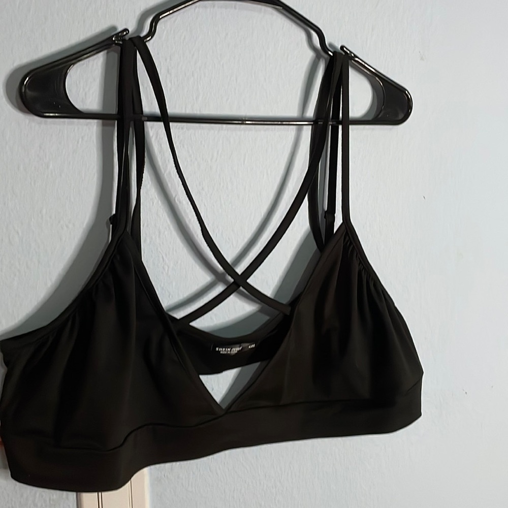 4x black festival bralette from SHEIN